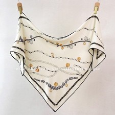 Sallys 70 Cashmere 30 Silk Scarf Jewelry Print Large Triangle Shawl 200 125cm