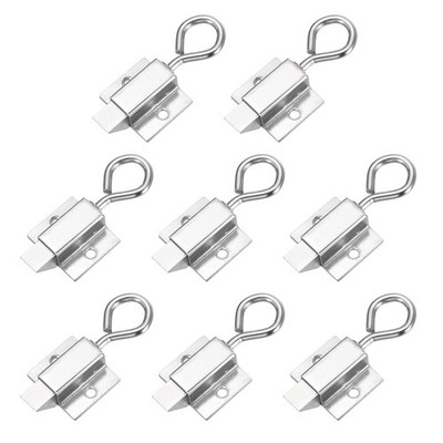 8 Pcs Spring-Loaded Latch, Stainless Steel Spring Barrel Door Lock, Bolt Up