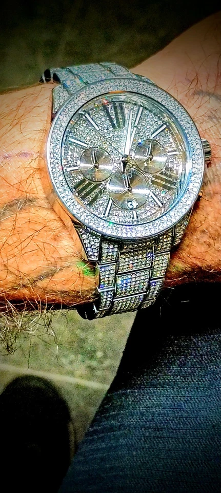 Michael Kors Wren 41.5 mm Silver Case Women's Wrist Watch, White Dial - (MK6317) - Image 2 of 4