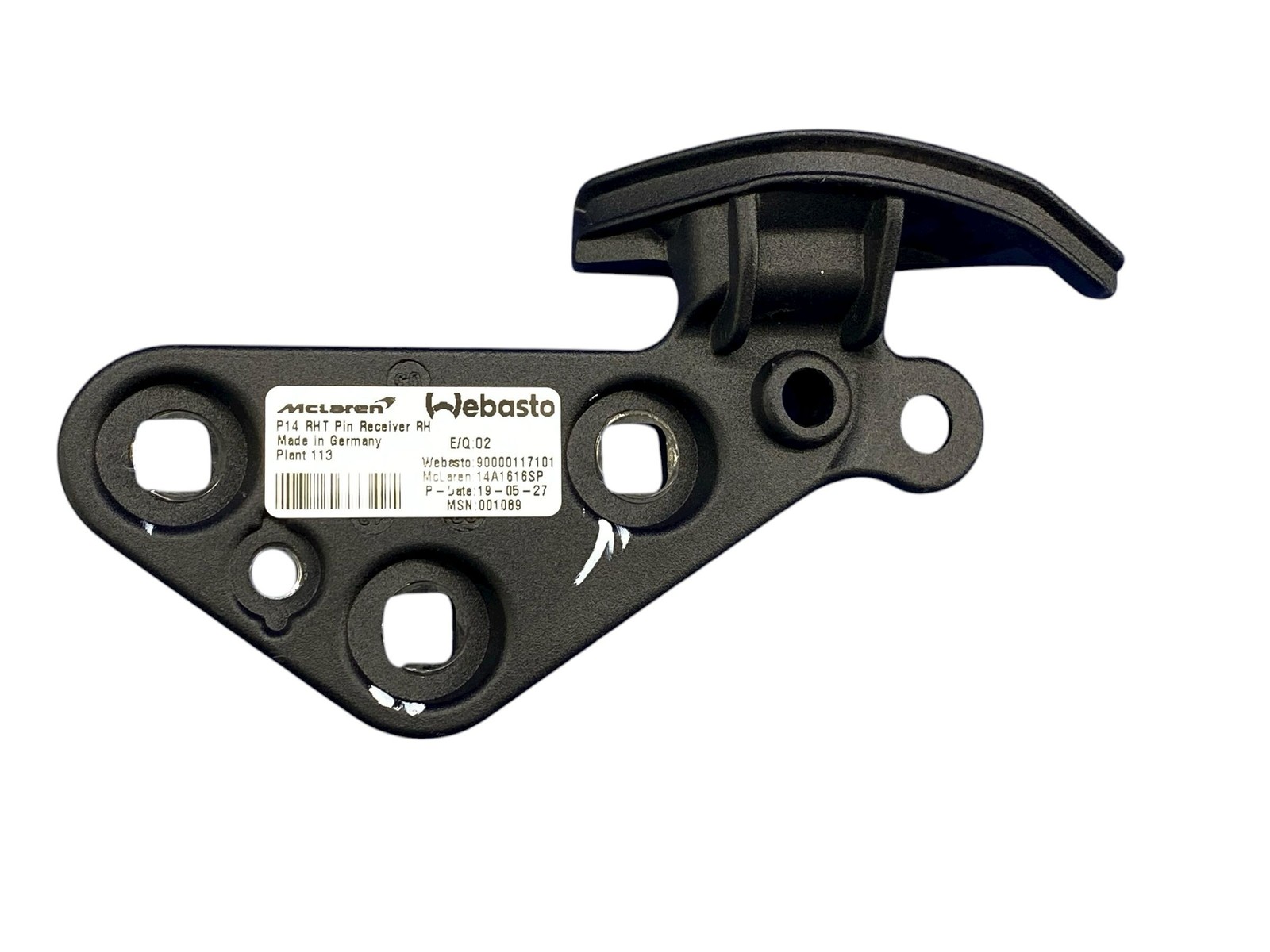 2018-2023 MCLAREN 720S LEFT RIGHT CONVERTIBLE ROOF SUPPORT MOUNT BRACKET SET