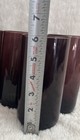 Vintage MCM Libbey Amethyst Plum Glasses Flat Bottom Tumbler Set Of 4 — photo 4