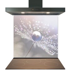 Glass Splashback for Kitchen Toughened Heat Resistant Cooker Tile - Design 2039