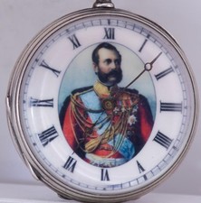 Antique Imperial Silver Pocket Watch Doctor's Award  c.Russo-Turkish War 1878