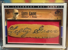 2002 SP Legendary Cuts Lefty Grove Bat Barrel 1​/​1