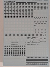 Mechanicum Constructs Transfer Sheet, Horus Heresy, Decals, 40K, GW