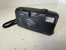 Kodak KB-10 35mm Point  Shoot Film Camera, Fixed Focus, Flash, Black