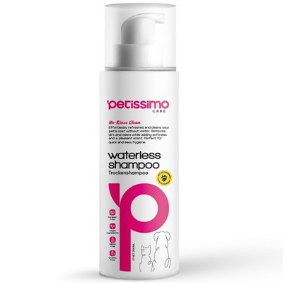 Petissimo Trockenshampoo Hunde & Katzen sensitiv Fellpflege ohne Wasser Geruch