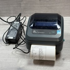 Zebra GK420D Label Thermal Printer With Power Supply