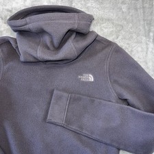 The North Face Fleece Pullover XS Cowl Neck Dark Gray Women s