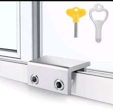 Window Locks, 2 Sets Sliding Security Window Lock with Key for Vertical Horizont