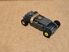Autoworld ThunderJet Tjet Ultra-G Replacement Chassis - Yellow Wheels - New 
