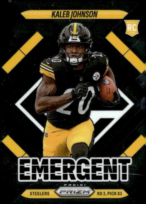 2025 Panini Prizm #5 Kaleb Johnson Emergent