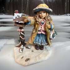 Christine Haworth Leonardo Collection Weihnachtsfigur "Winterbesucher"