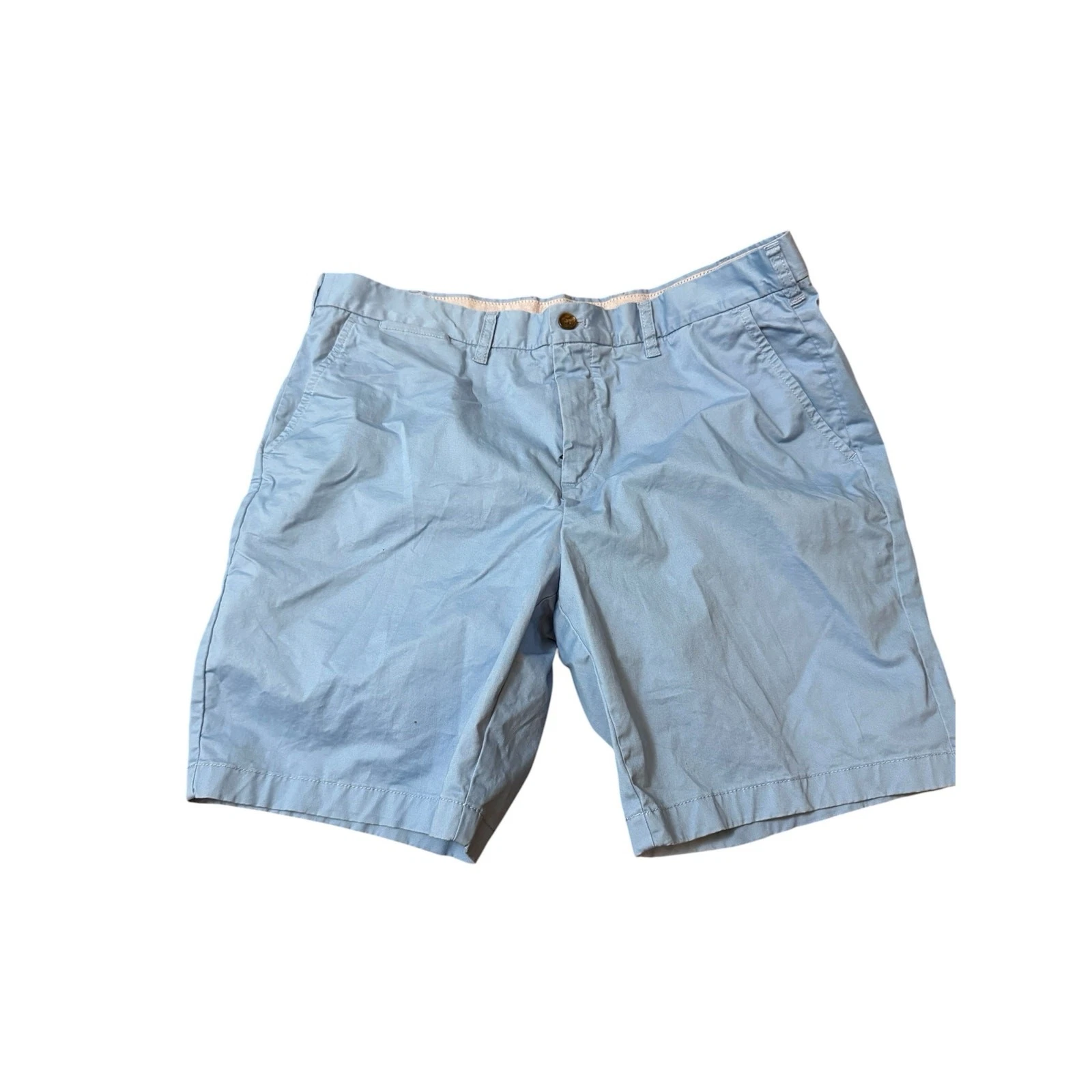 TOMMY HILFIGER FLEX 9" INSEAM CLASSIC FIT FLAT FRONT SHORT Blue 38