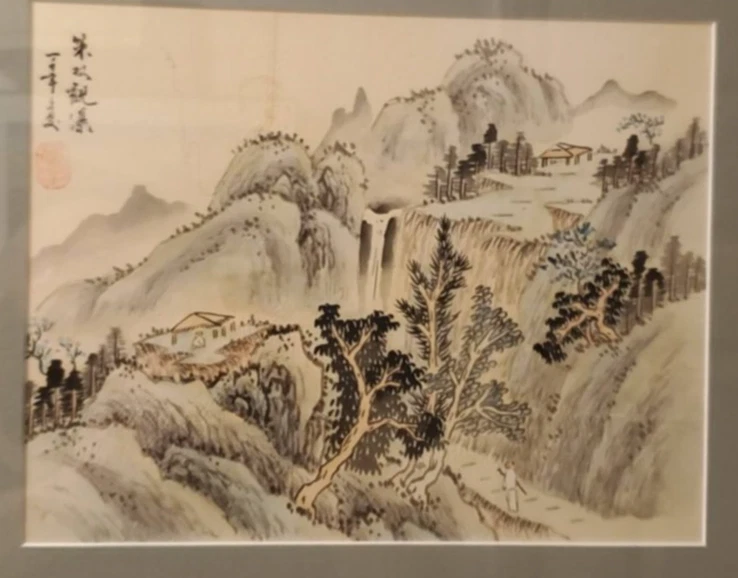 黑色古董原创中国风绘画和卷轴| eBay