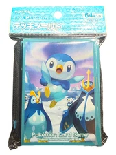 Piplup Evolution Line Card Sleeves 64ct Pokémon Center Japan US SELLER
