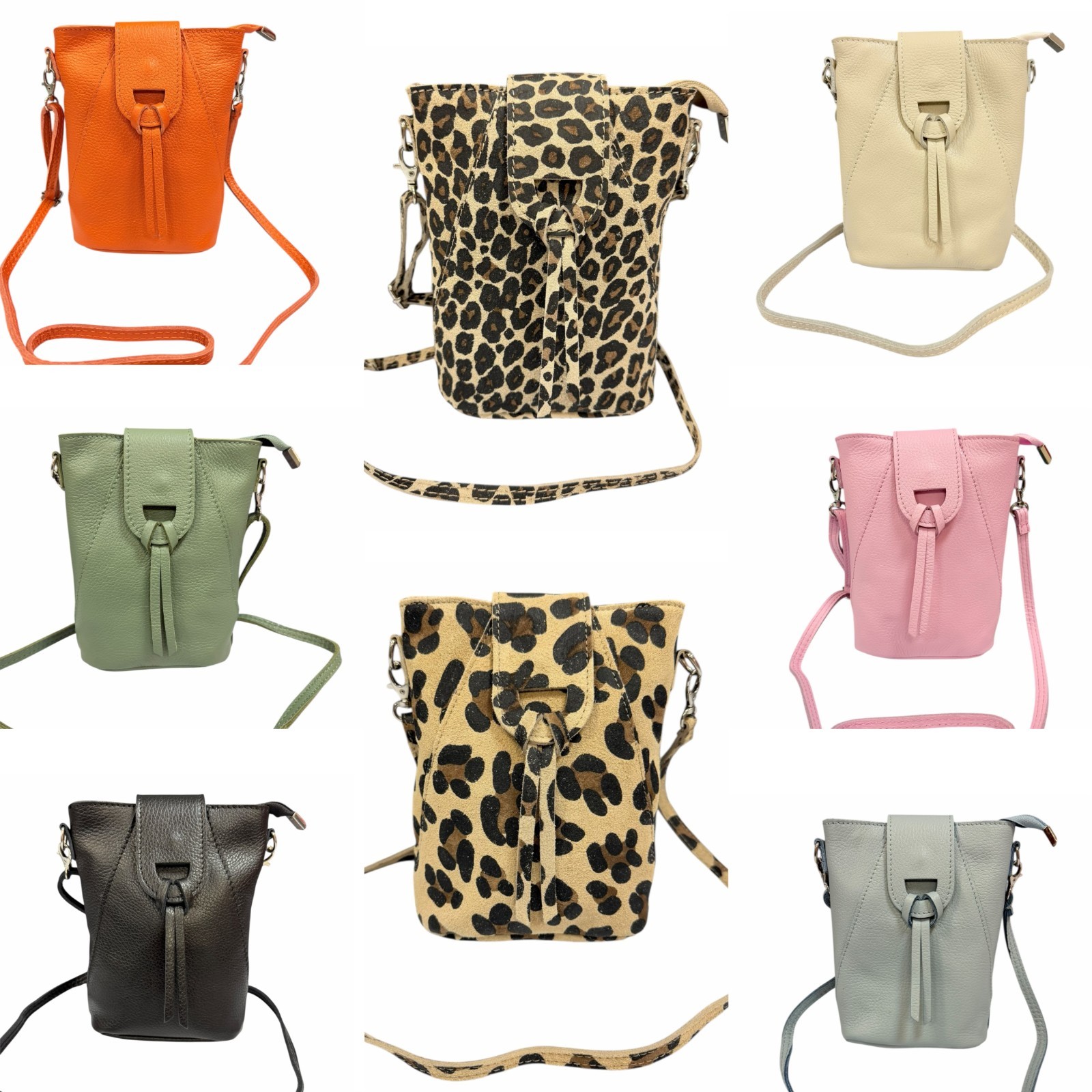Bolso De Hombro De Cuero Fiesta Clutch Crossbody Pochette Cuero Verdadero Italia