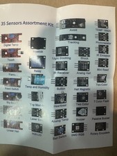 35 Sensor Module Kit Ultimate Set For Raspberry Pi Arduino MCU Education F