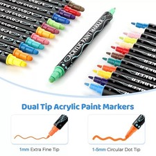 36Stk Acrylfarben Stifte Acrylstifte Für Ste...