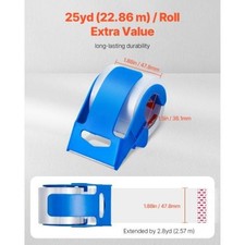 Clear Packing Tape 1.5 inches Core 6 Rolls 188 Inches x 25 Yards Packing