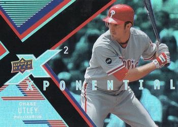 2008 Upper Deck X #X2-CU Chase Utley Xponential 2 NM