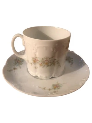 Rosenthal Classic Rose Tasse et Soucoupe Porcelaine Blanc - Photo 1/4