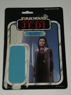 RARE 1983 Leia Organa PALITOY 45 Back CARDBACK Star Wars CARD Backing VINTAGE