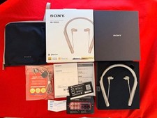 Sony WI-1000X Premium Neckband Noise Cancelling Bluetooth Headphones Black 0001