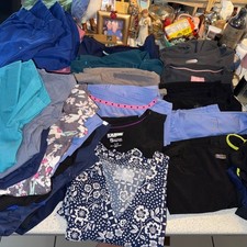 Scrubs Large Lot Of 44-29 Tops/ 16 Pants. Total 44. Women  s Large