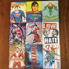 DC Comic Magnets Lot Of 9 Superman Batman Harley Quinn Poison Ivy Joker Shazam