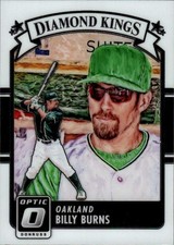 2016 Donruss Optic Billy Burns #20 Holo Oakland Athletics 31A