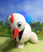 Western Germany Easter Chick Candy Container- German, Mache, 6 1/2"