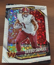 2025 Panini Prizm Deebo Samuel White Disco - Washington Commanders