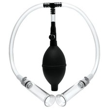 Nipple Pumping System with Dual Detachable Acrylic Cylinders