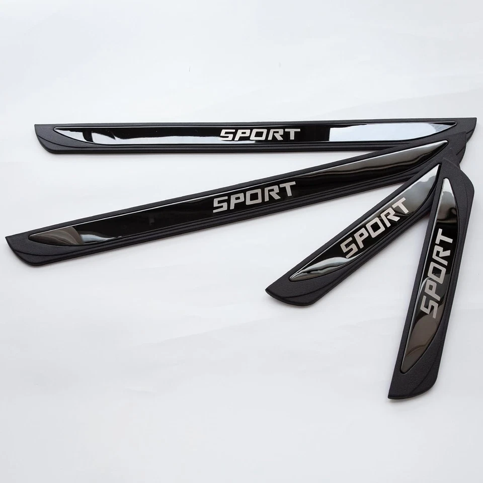 Para Fiat Sport Accesorios Acero Protector de umbral de puerta Tira de moldura Placa rasguño 4 piezas Foto 2 de 4