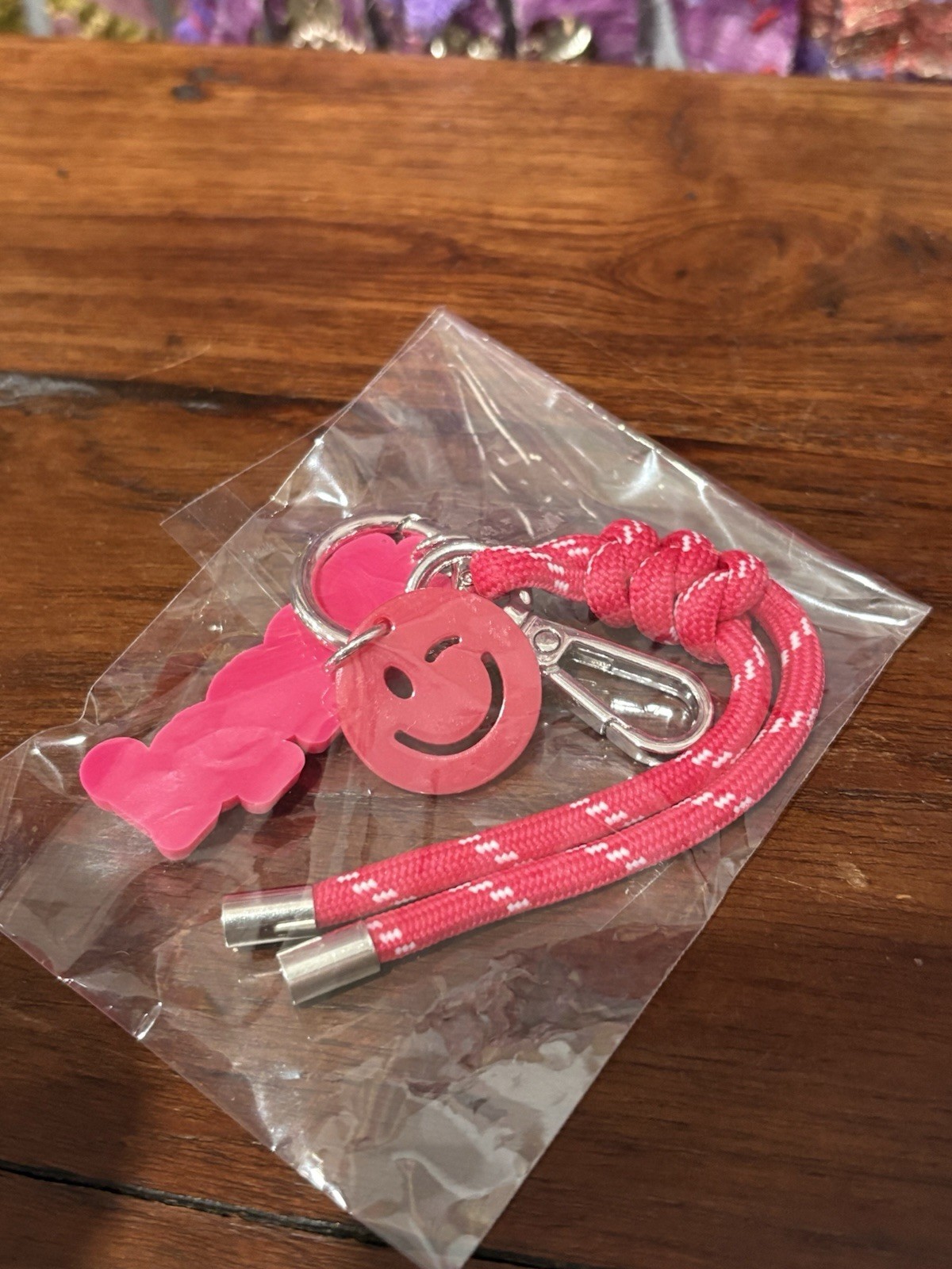 Authentic Poppi Soda 5 Piece Headband Set & Cluster Keychain In Pink New Rare