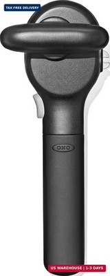OXO Good Grips Smooth Edge Manual Can Opener, No Sharp Edges, Soft Grip