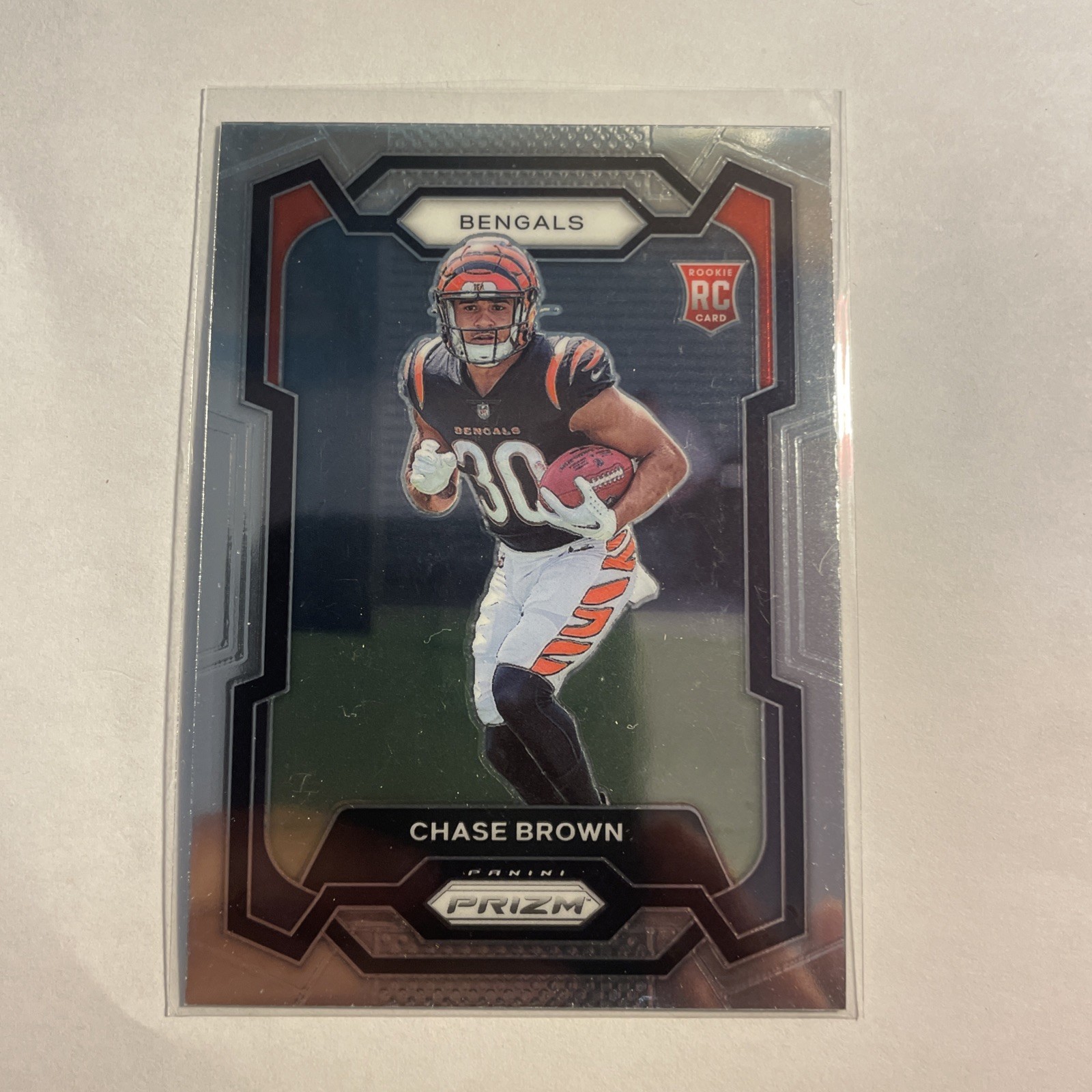 Chase Brown 2023 Panini Prizm - Rookies #318 Base Bengals (RC)🏈🔥
