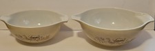 VTG PYREX Nesting Mixing Bowls: Cinderella Forest Fancies Mushroom - 443 443