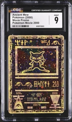 CGC 9 Mint Ancient Mew Pokemon 2000 Movie Promo