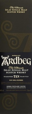 1 Liter! Ardbeg TEN - 10 Jahre alt -  Islay Single Malt Scotch Whisky 46%