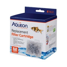 Aqueon Medium Aquarium Replacement Filter Cartridges 6-PK - Clear, Healthy Water