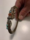 Vintage Antique Chinese Dragon Bracelet Figural Bendable Mesh Silver ? * — photo 3