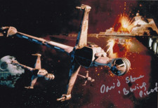 DAVID STONE signed Autogramm 20x30cm STAR WARS in Person autograph COA
