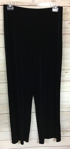 Willi Smith Black Crushed Velvet Pants 
