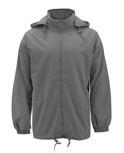 Men's Water Resistant Polar Fleece Lined Hooded Windbreaker Rain Jacket - Picture 22 of 33