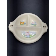 Vintage 1940's Divided Baby Food Warming Dish with Little Bo Peep Theme, Retro
