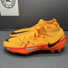 NIKE Phantom GT2 Pro DF FG Laser Orange Bright Crimson DC0759-808 Men Sz 4 NEW