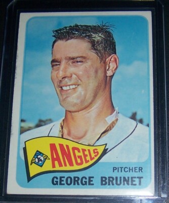 1965 TOPPS GEORGE BRUNET LOS ANGELES ANGELS #242 VG