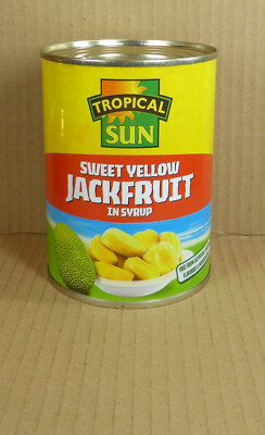 565gr. Jackfruit/Jackfrucht Stücke in Sirup von Tropical Sun aus Jamaika, VEGAN